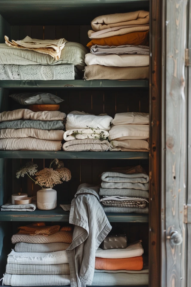 Utilizing Existing Furniture for Linen Storage