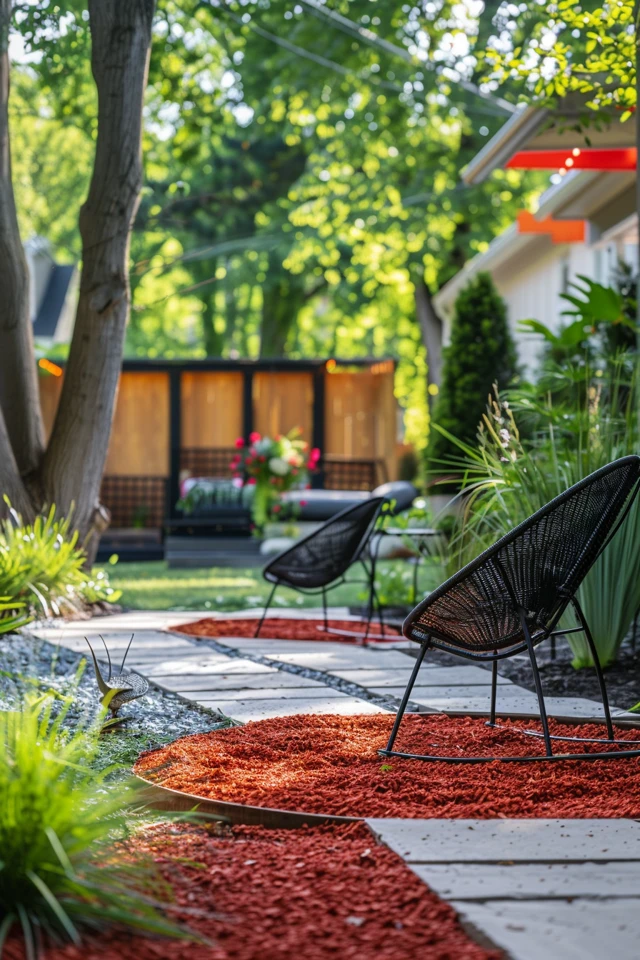 Transform Your Yard: Red Mulch Landscape Ideas