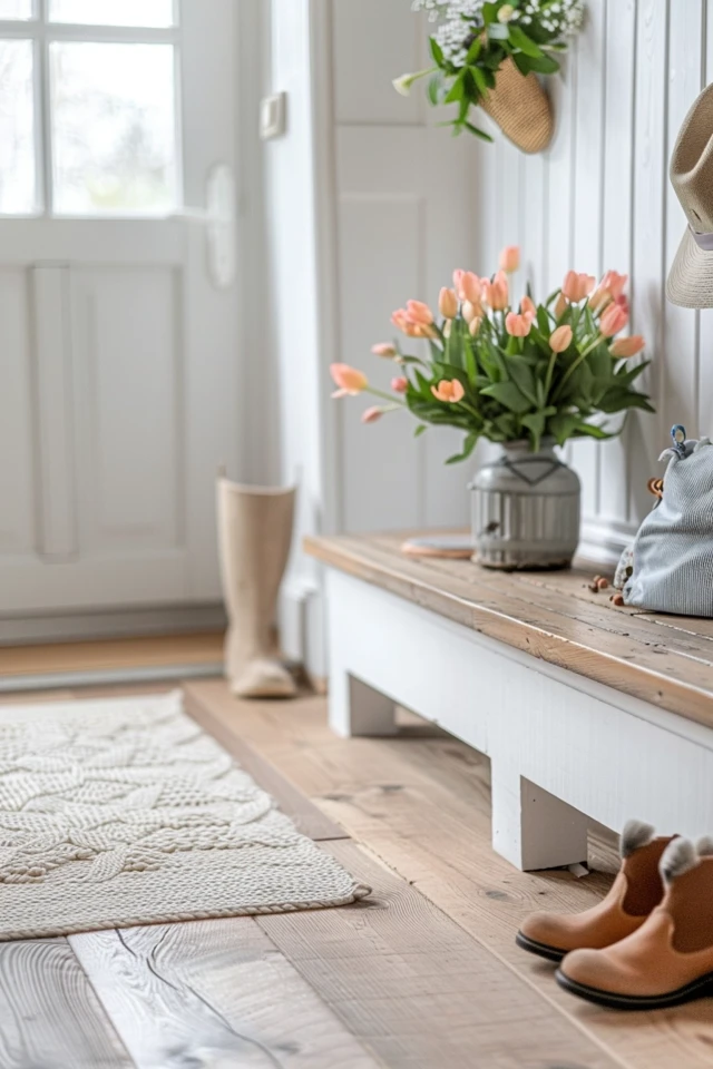Shop Your House: Affordable Ideas for Easter Entryway Decor