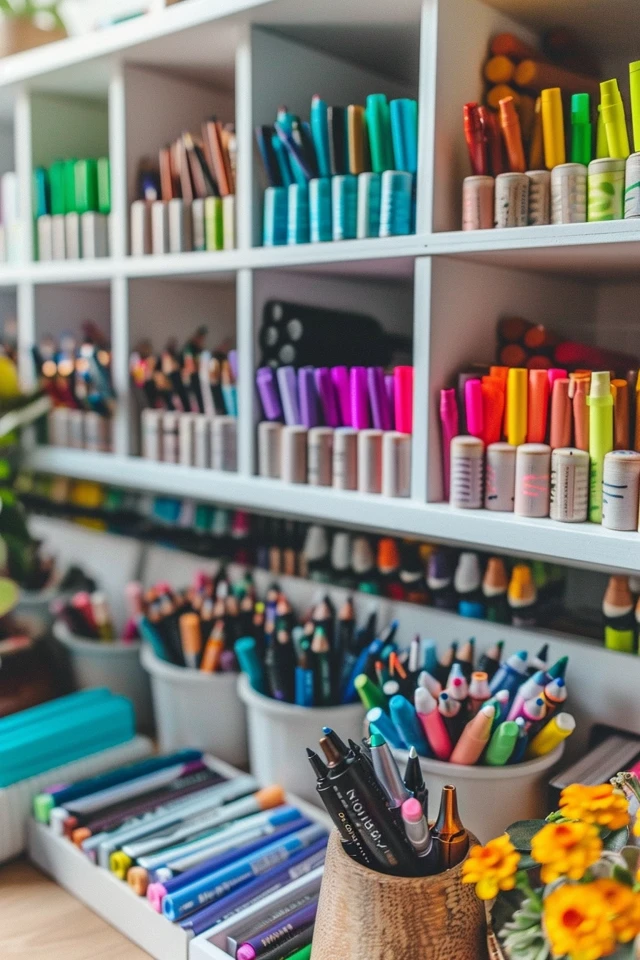Creative Marker Storage Ideas for Artists