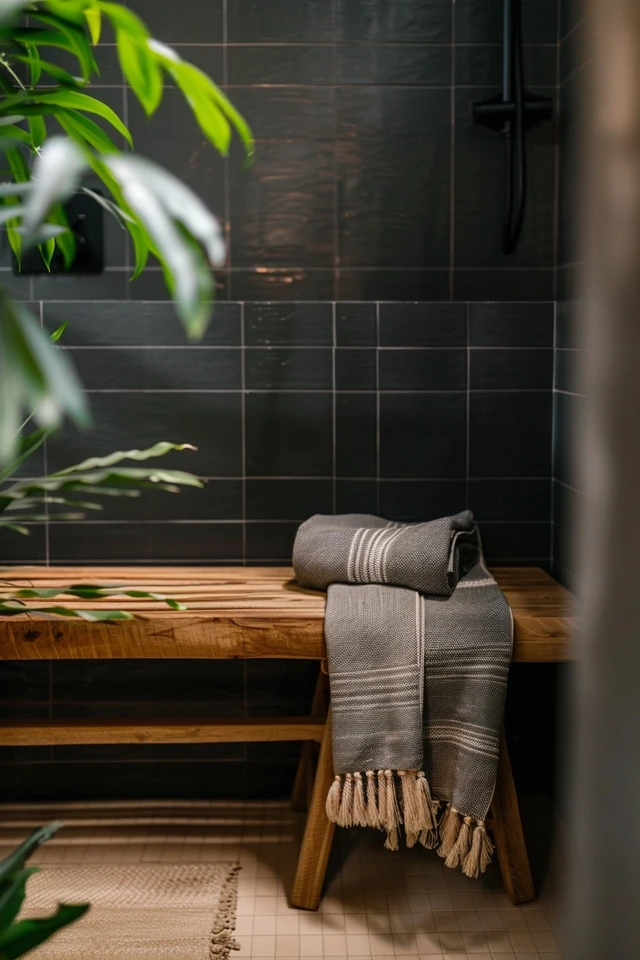 Black Tile Shower Ideas for Modern Bathrooms