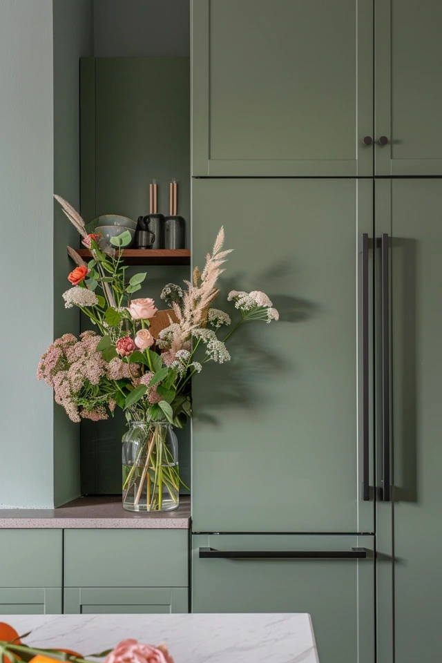 Stylish Cabinet Design: Transforming the Space above the Fridge