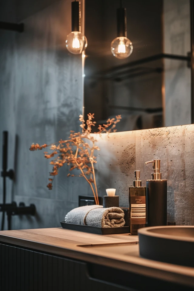 Stylish Brown Vanity Colors and Materials