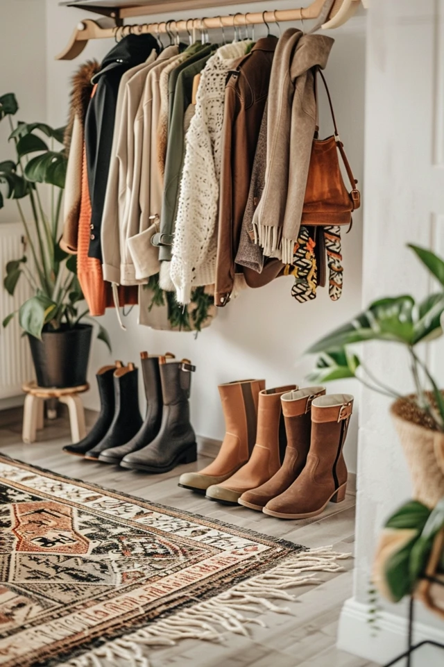 Large Wicker Baskets in Entryways