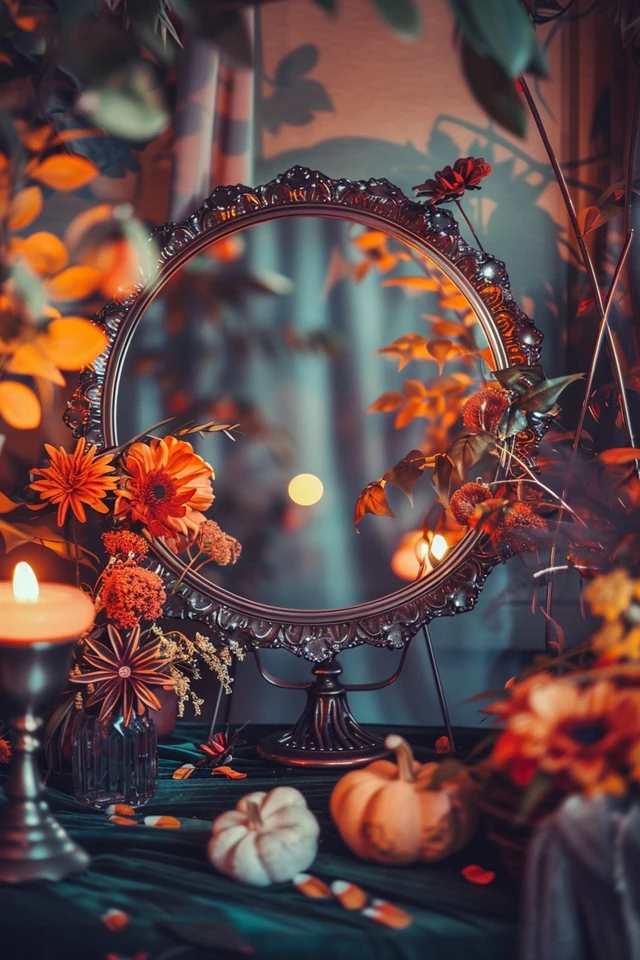 A Spooky Twist on Reflection: DIY Halloween Mirror Projects
