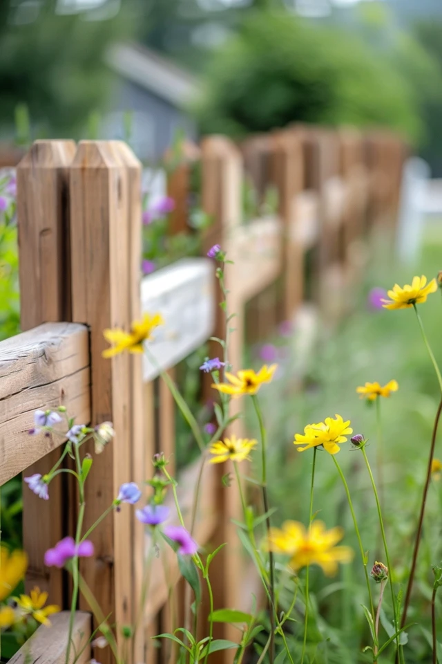 Rustic Wooden Fence Designs