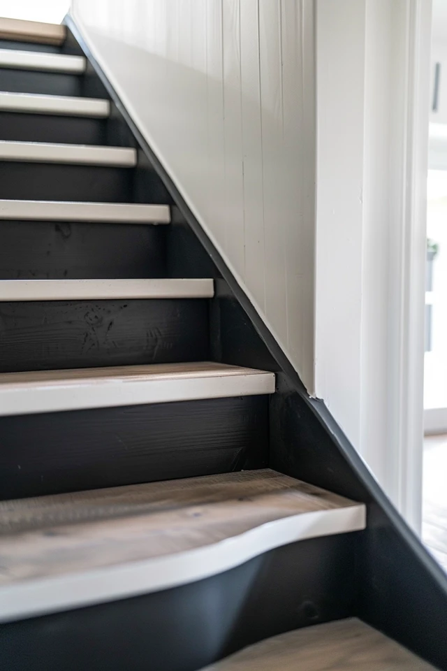 Black and White Staircase Ideas for Elegant Homes