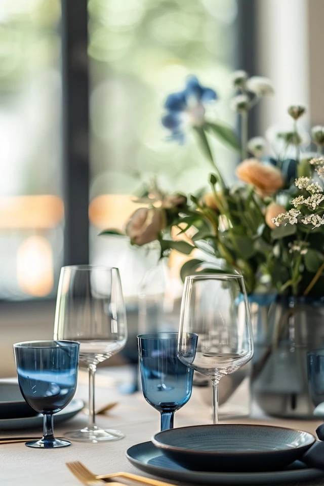 How to Create a Blue and White Tablescape