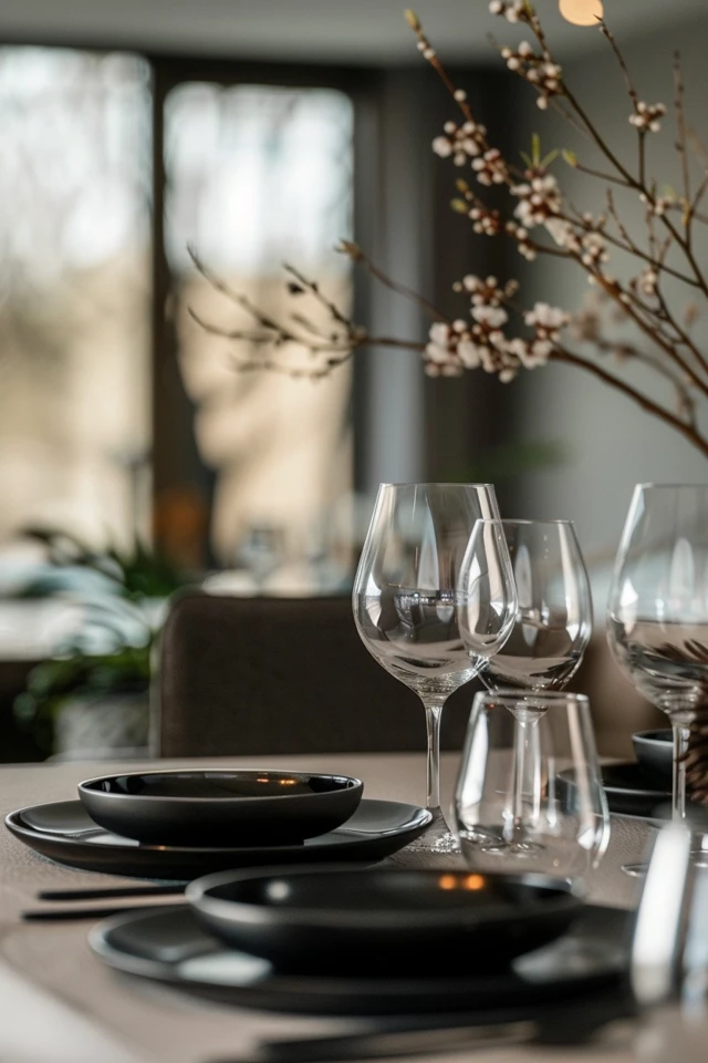 Black and Silver Table Decoration Ideas for Elegance