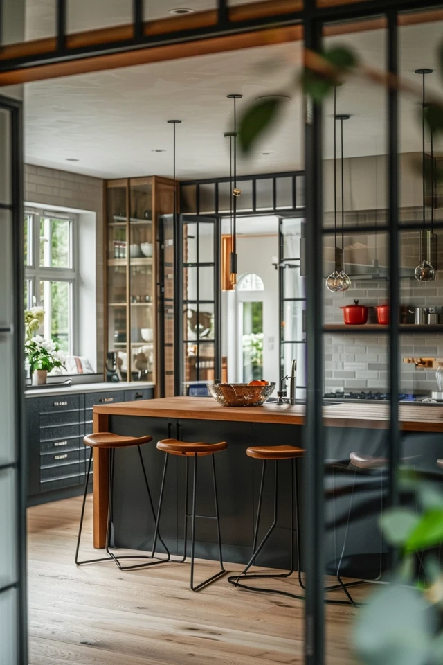 Chic Kitchen Pass Through Ideas for Open Spaces