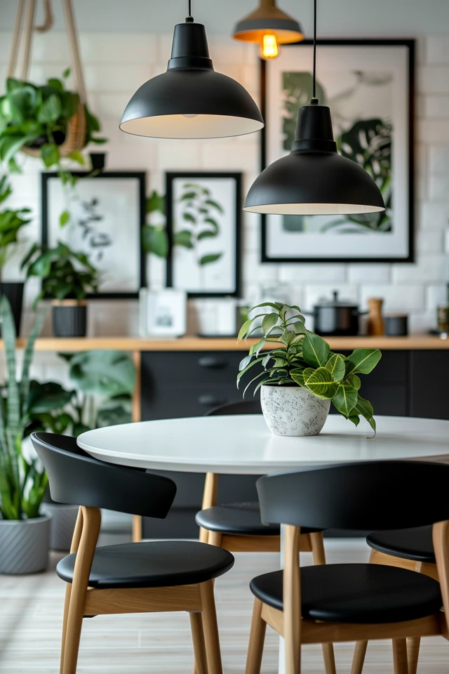 Chic Black and White Dining Room Ideas Unveiled