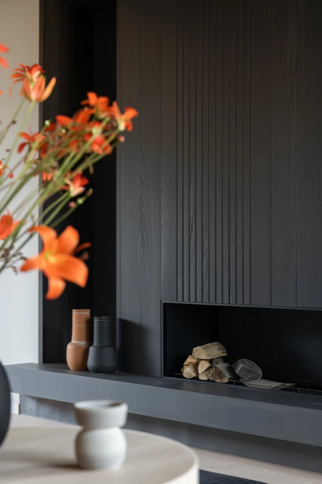 Benefits of Modern Black Fireplace Designs