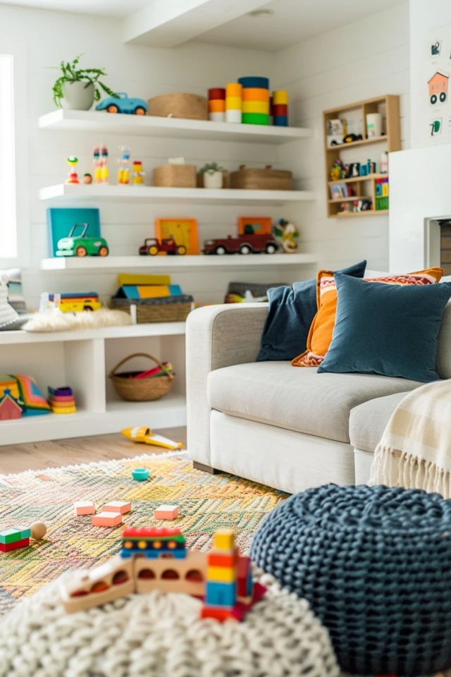 Creative Living Room Playroom Ideas for Families