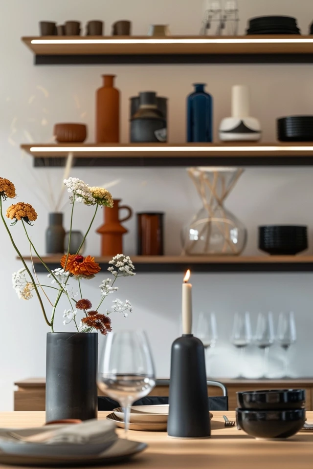 Creative Shelf Ideas for Dining Room Spaces