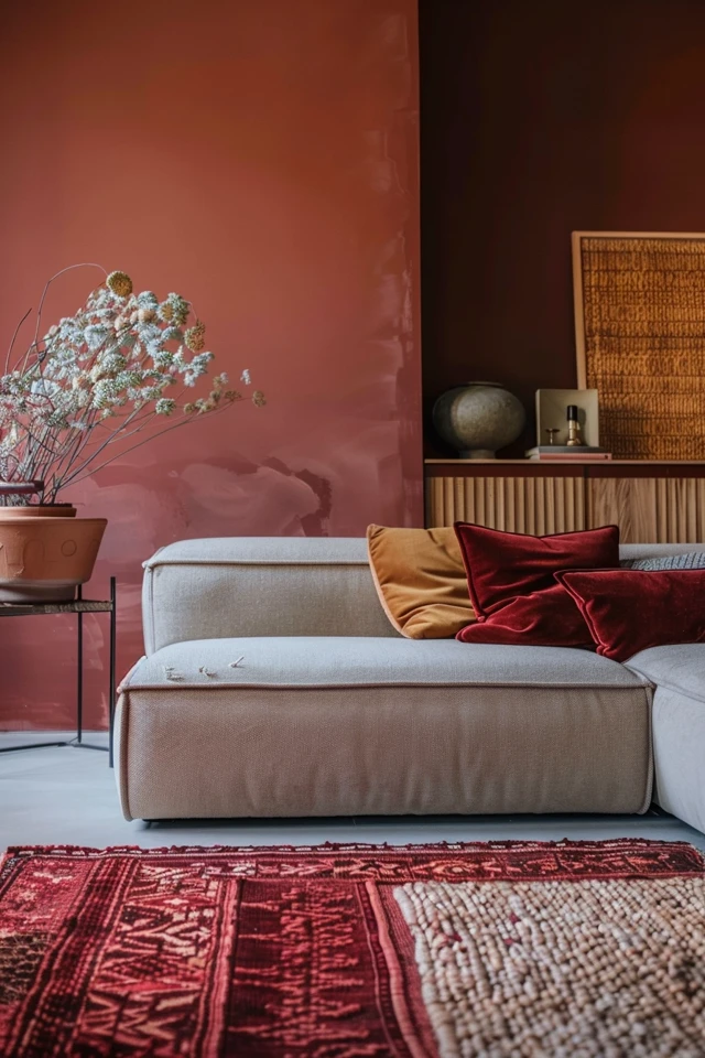 Incorporate Burgundy Furniture and Accessories