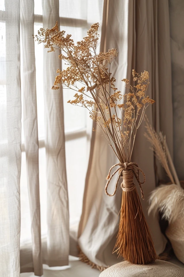Cinnamon Broom Decorating Ideas for Cozy Spaces