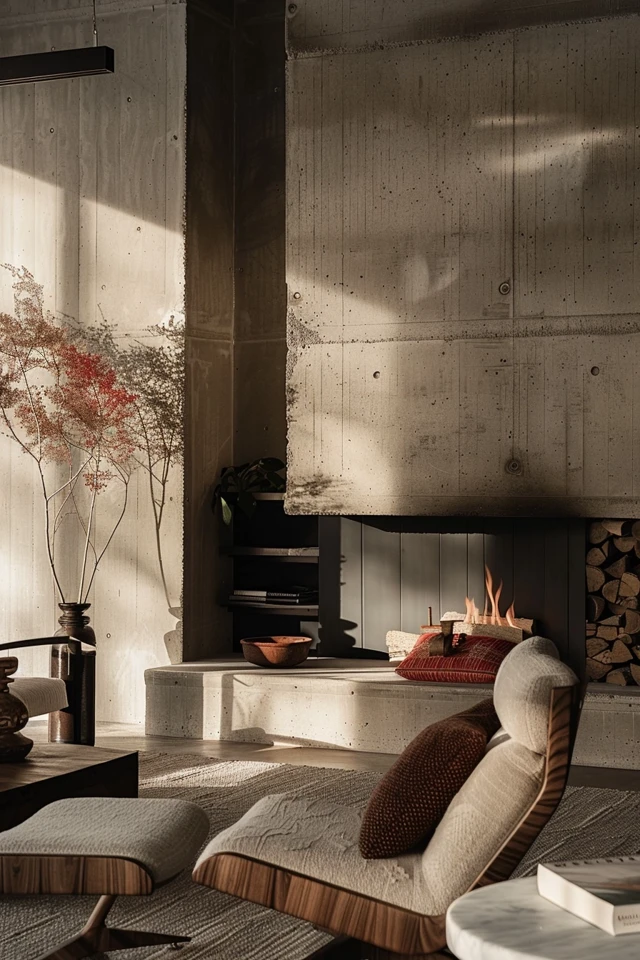 Unique Two-Story Fireplace Designs