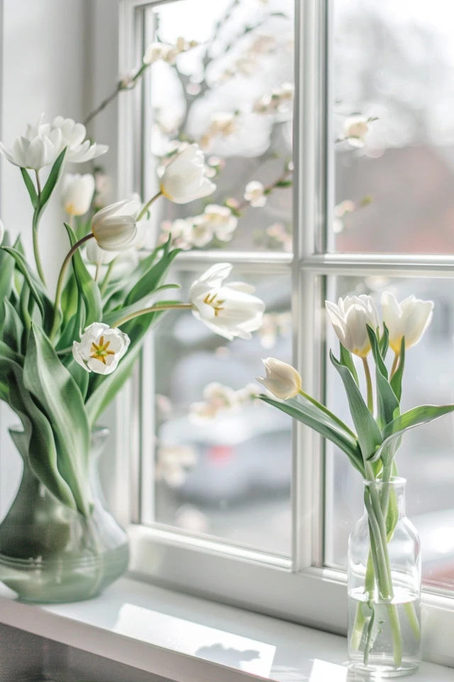 Fresh Spring Window Painting Ideas for Your Home