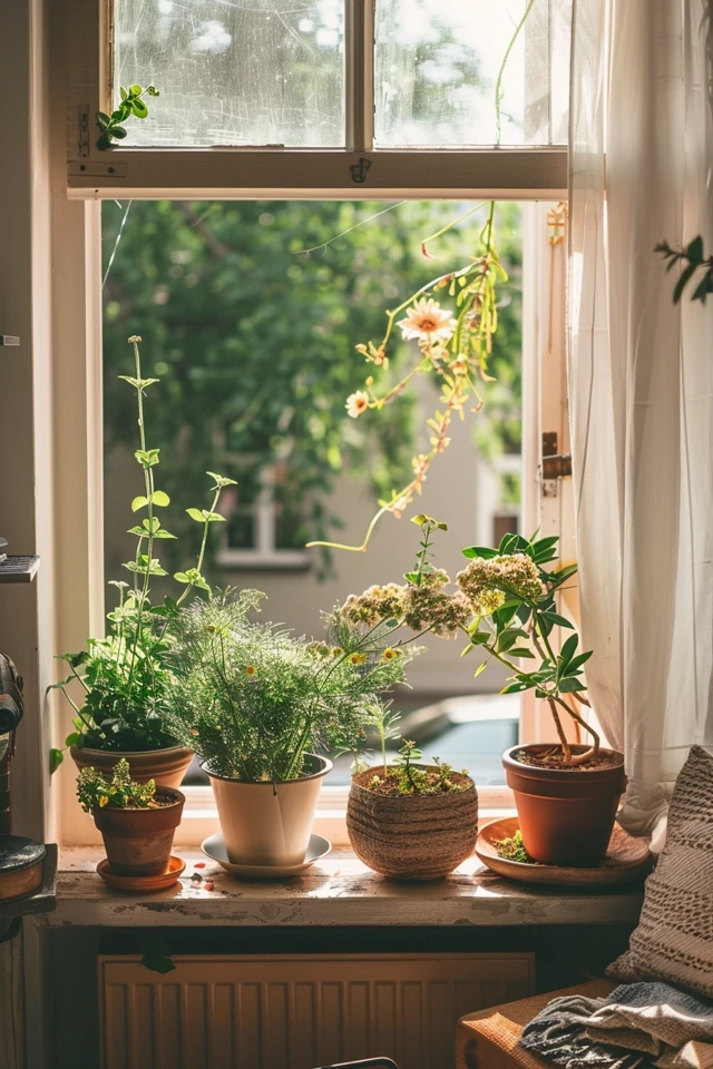 Creating an artistic focal point with a window well scene