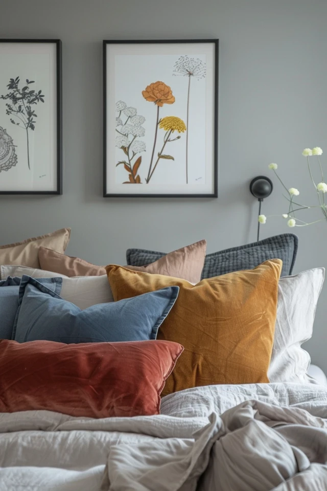 Chic Picture Wall Ideas Bedroom Designs & Styles