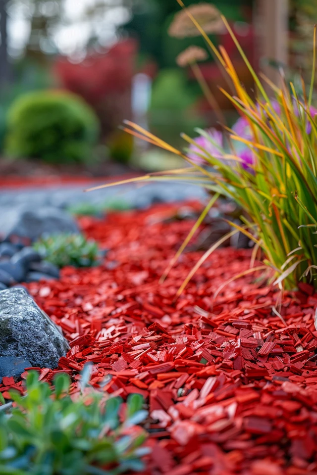 Benefits of Using Red Mulch in Landscaping