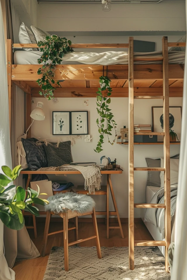 Creative Dorm Room Loft Bed Ideas to Save Space - photo 2