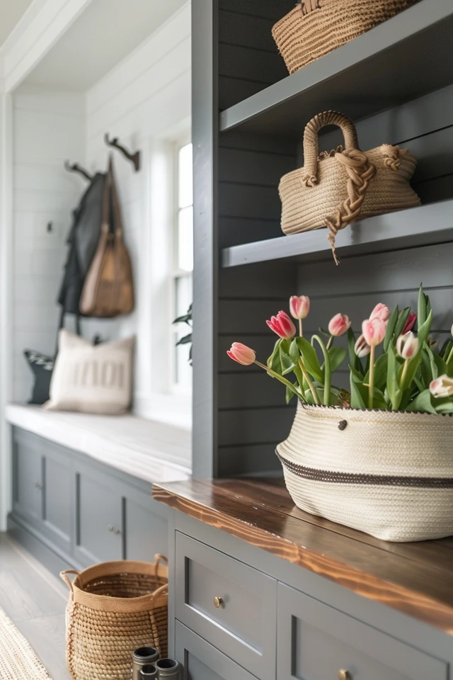Chic Farmhouse Mudroom Ideas for Your Home