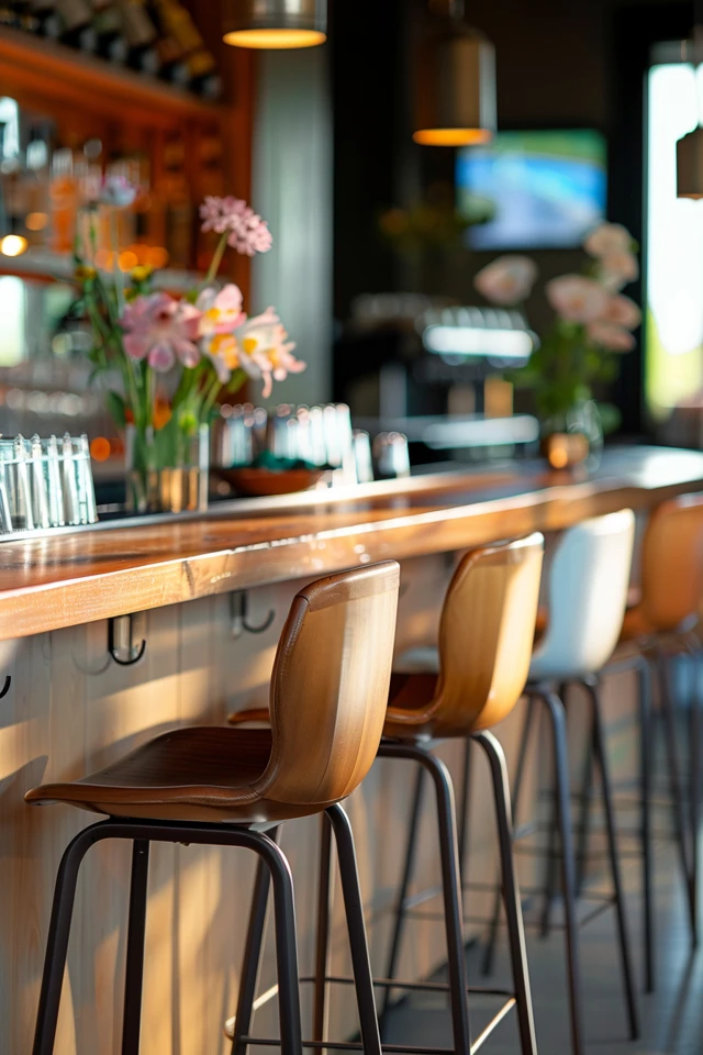 Stylish Bar Decor Ideas Using Paint