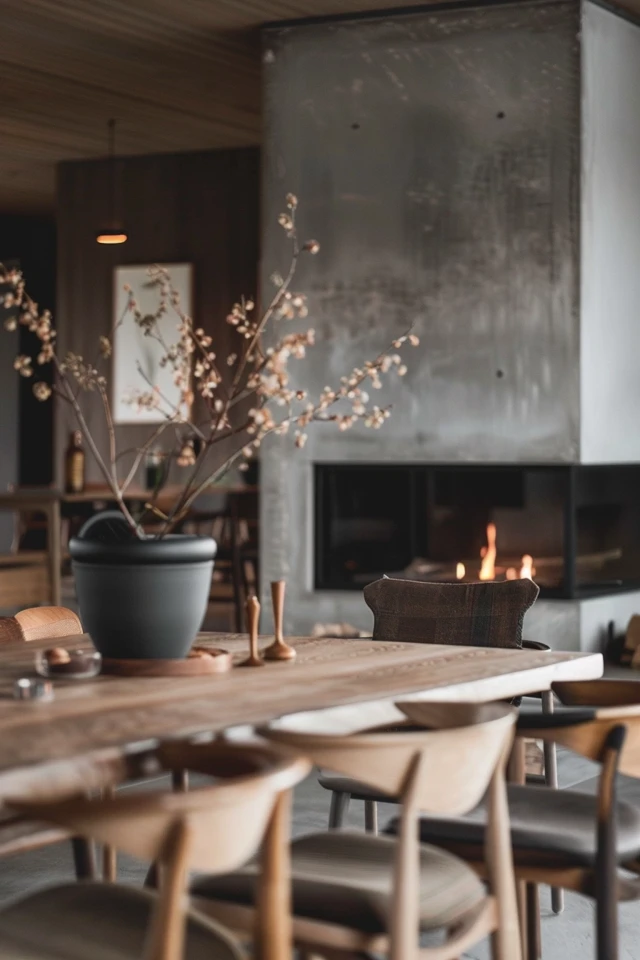 Warm Up Your Meals: Dining Room Fireplace Ideas