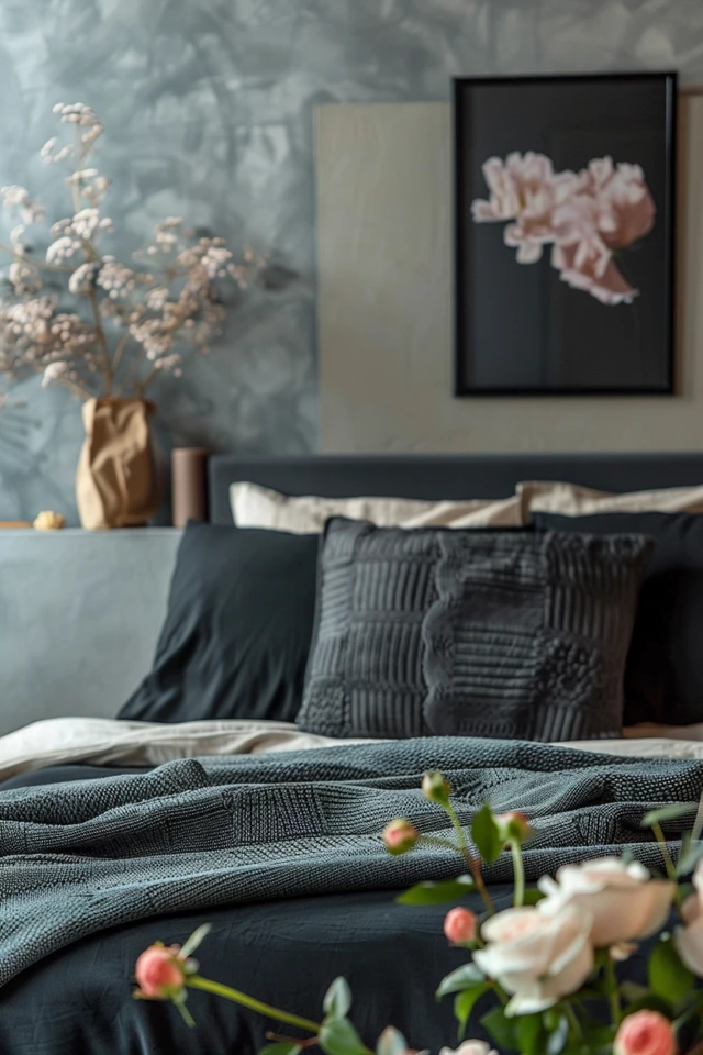 Chic Grey and Black Bedroom Ideas for a Modern Home