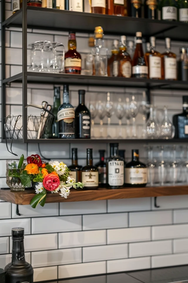 Creating the Perfect Basement Bar Backsplash