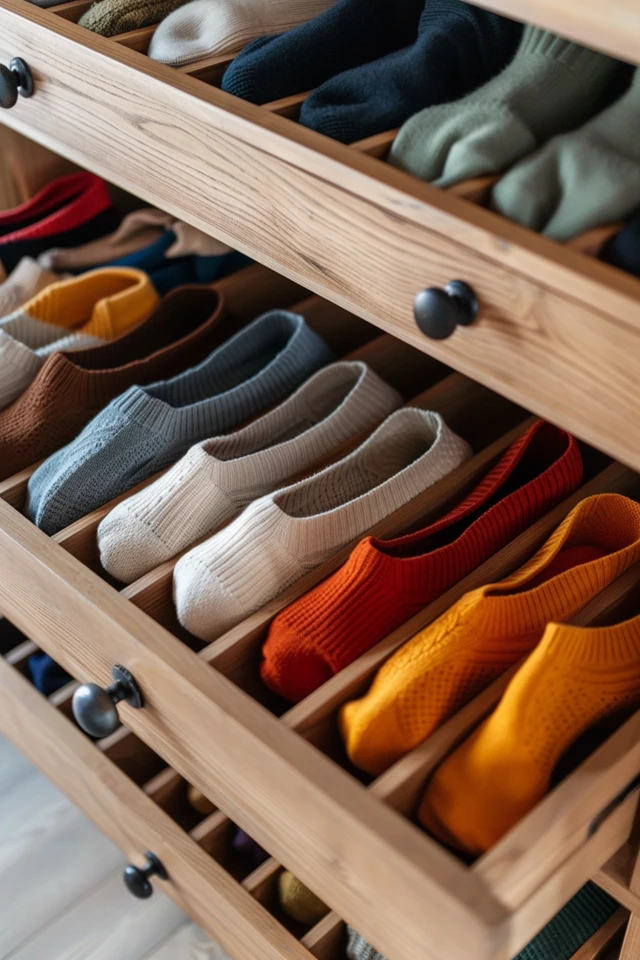Sock Storage Ideas to Organize Your Drawer!