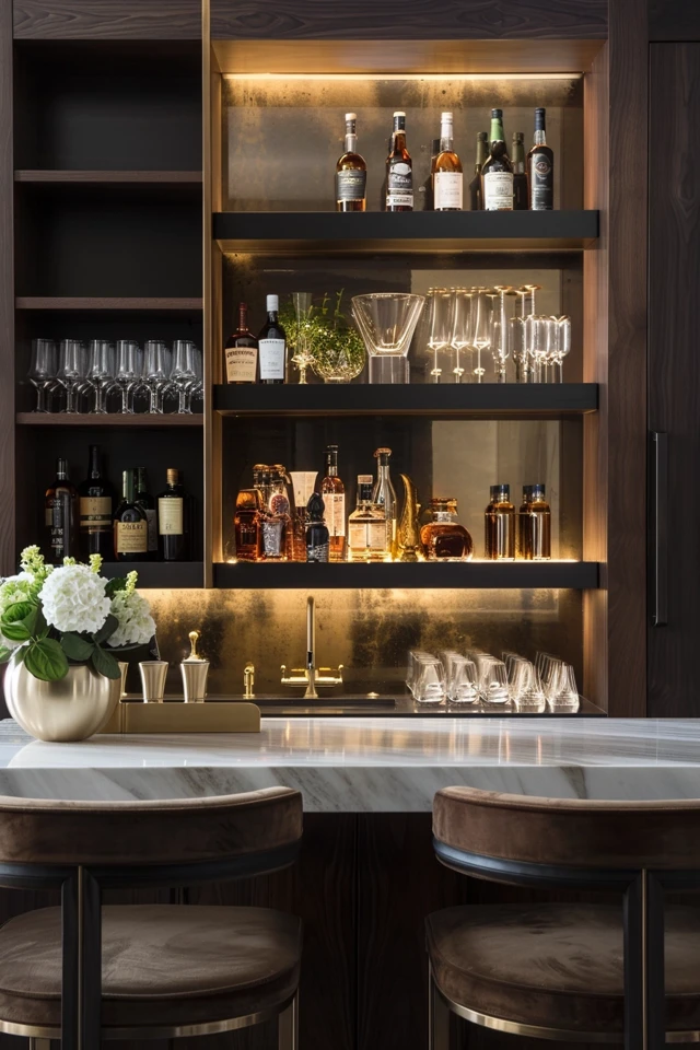 5 Home Bar Kitchen Design Ideas