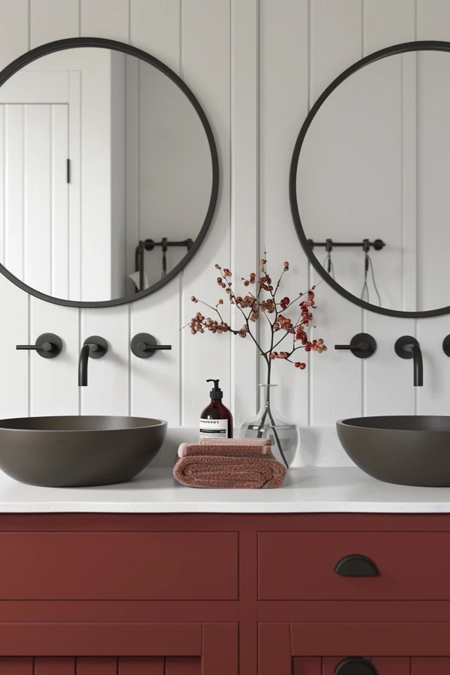 Double Sink Bathroom Mirror Ideas for Stylish Vanities