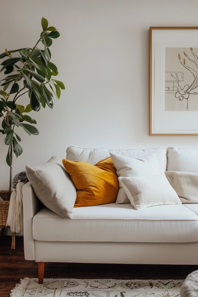 Textures and Colors for White Accent Walls