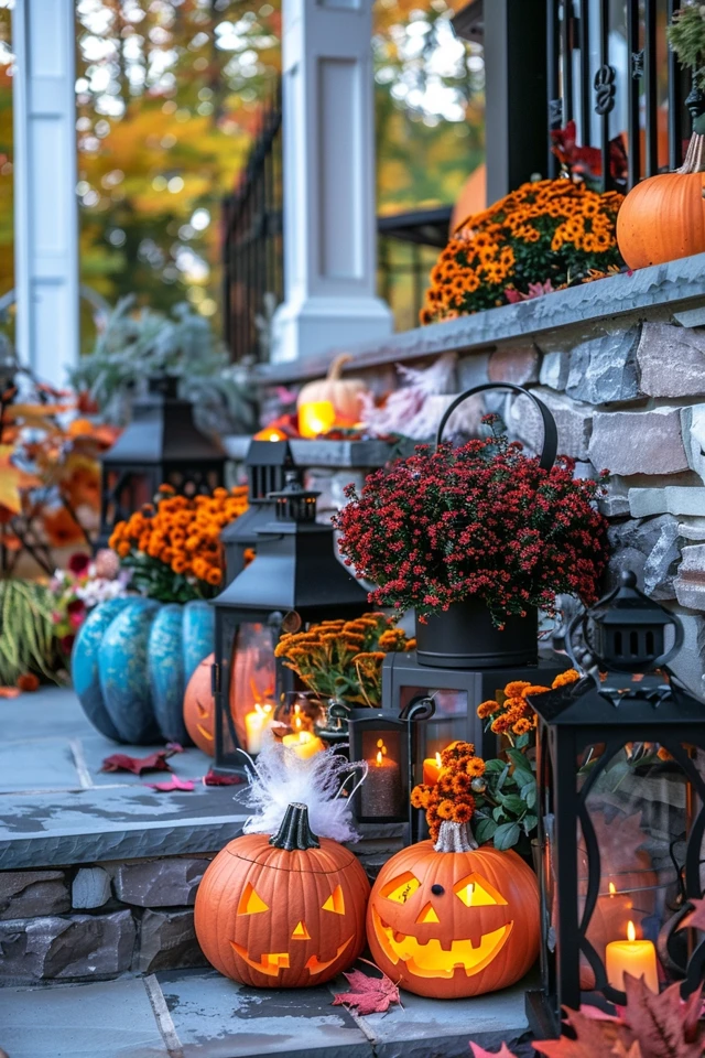 Witchy Halloween Entryway Decor