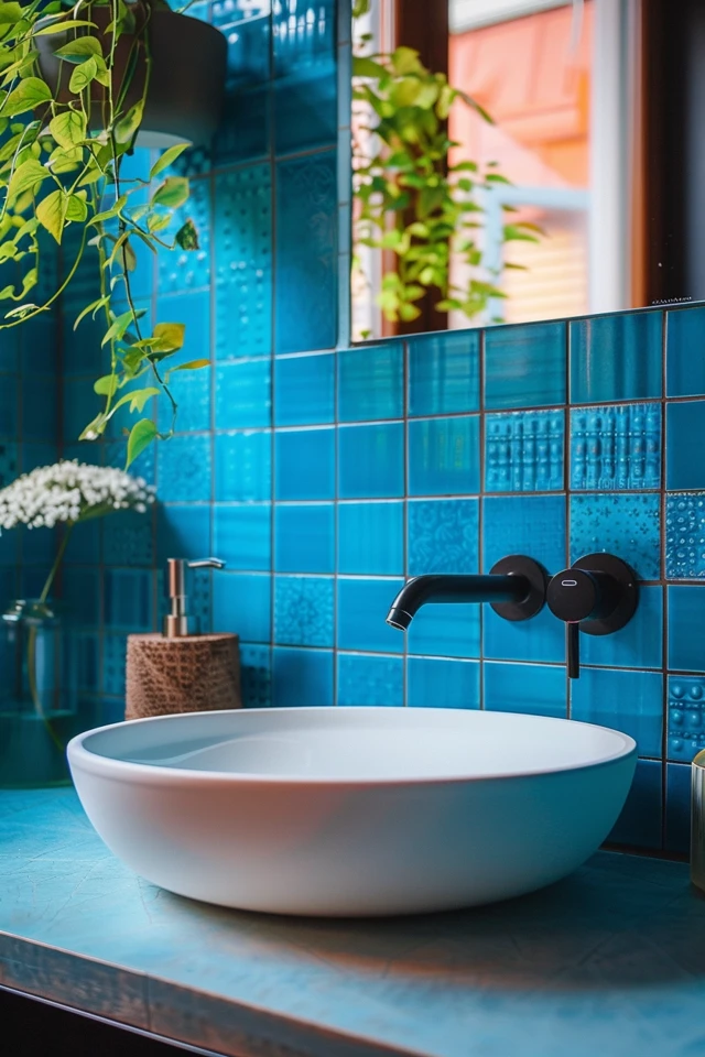 Vintage Blue Tile Bathroom Decor Tips