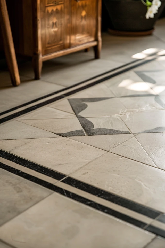 Hand-Crafted Border Tiles for a Unique Touch