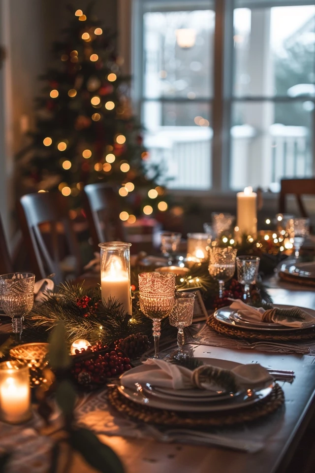 Creating a Magical Christmas Dining Room