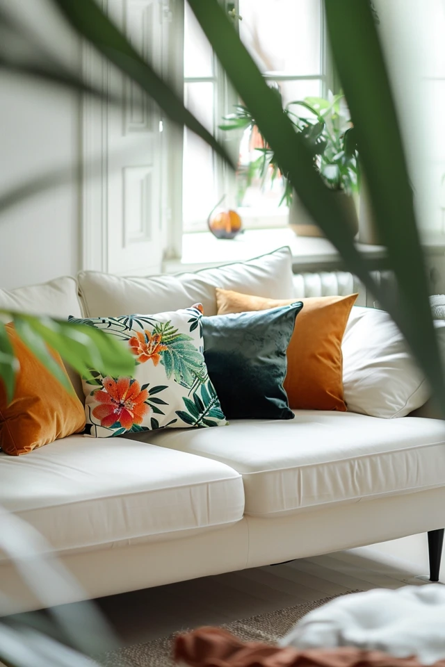 Chic White Sofa Living Room Ideas & Styles
