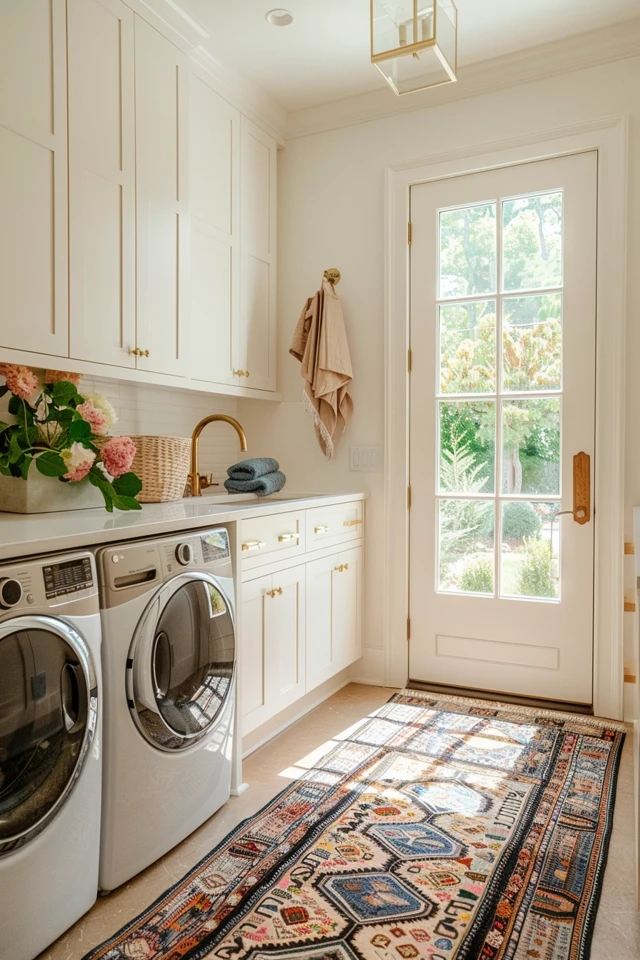 Chic Laundry Room Rug Ideas to Revamp Your Space