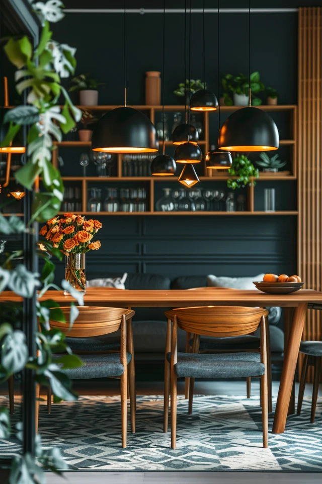 Creative Dining Room Feature Wall Ideas - photo 2