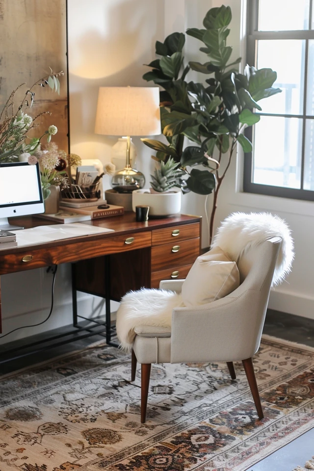 Designing a Cozy Winter Workspace