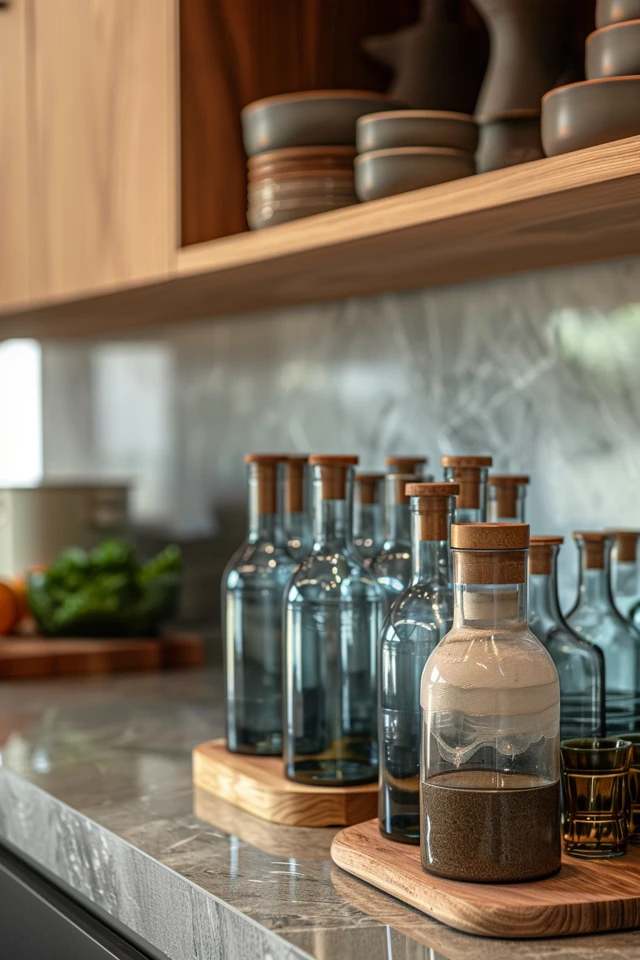 How to Organize Water Bottles in the Kitchen