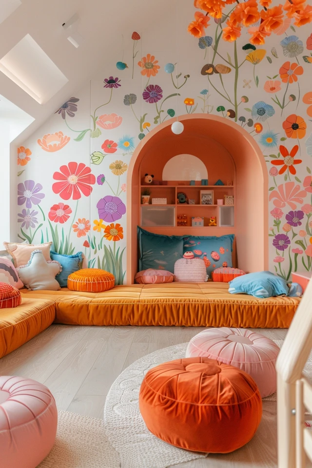 Blue Skies with POP Clouds Ceiling Design