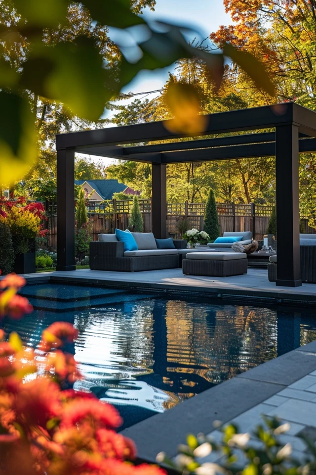 Modern Pool Gazebo Ideas for Stylish Backyards