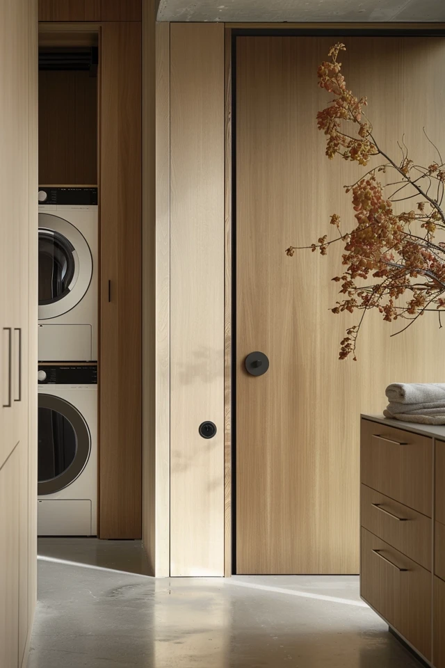 Creative Hallway Laundry Room Door Ideas