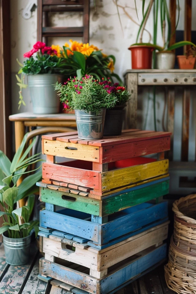 Creative Wooden Crate Painting Ideas to Try - photo 2