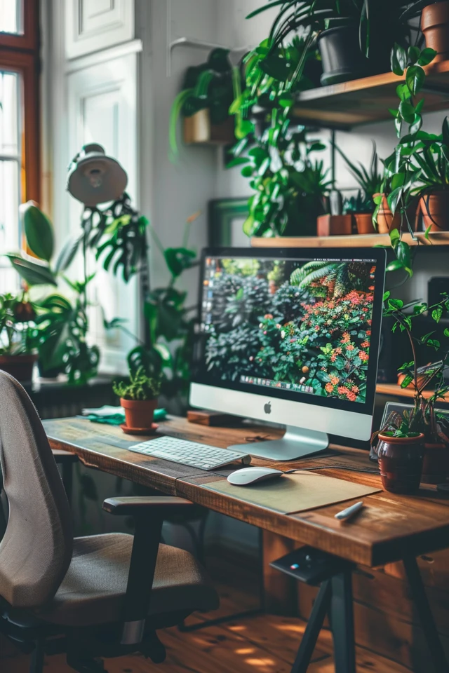 Eco-Friendly Desk Setup: Green Home Office Ideas