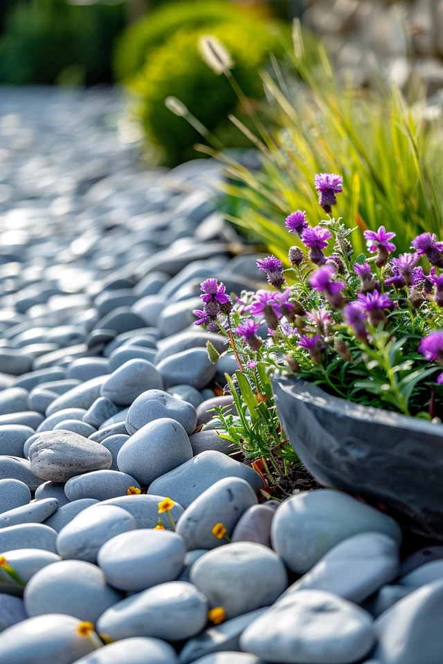 Creative Pebble Designs for Enhancing Your Garden